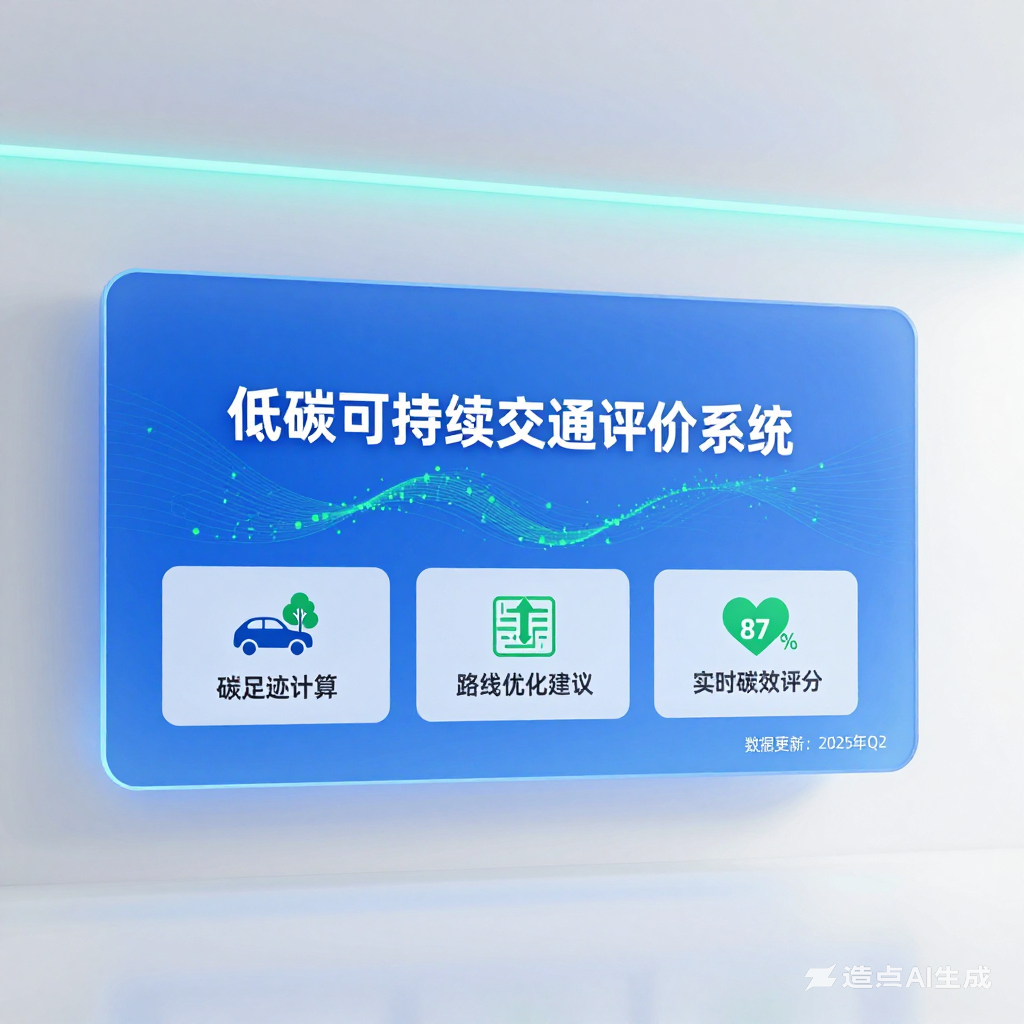 低碳可持续交通评价系统